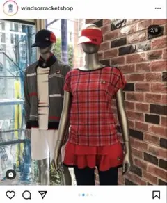フィラ　FILA テニス　トップス　Tシャツ　チェック　アドミラル　バボラ