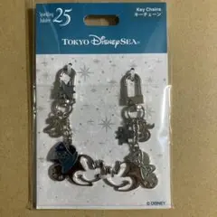 新品　未開封　キーチェーン　ディズニーシー25周年　ミニーマウス　ミッキーマウス