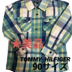★美品　トミーヒルフィガー　長袖シャツ　チェック柄