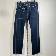 LEVI'S RED 505 ストレッチ ワイド ストレートデニムパンツ W30のサムネイル