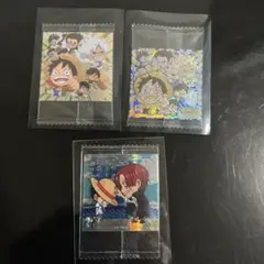 ワンピース ホログラムシール 3枚セット
