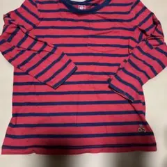 baby GAP 赤と紺のストライプ 長袖カットソー 4歳用　105cm