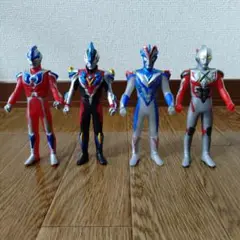 ウルトラヒーローソフビ ライブサイン付き 4体セット