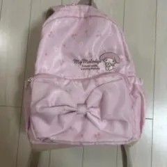 マイメロディ キッズ リュック ピンク チェリー柄