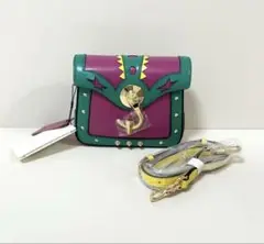 デルエスト ショルダーバッグ マルチフクシアカラー