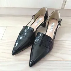 Herlipto Medallion Heel Loafer 37 23〜24のサムネイル