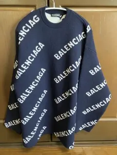 BALENCIAGA バレンシアガ　ロゴニットセーター　最終値下げ BALENCIAGA バレンシアガ ロゴニットセーター 最終値下げ