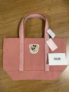 FEILER オールドテディ ワッペントートバッグ ピンク （小） - メルカリ