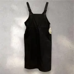 しまむら BlueStrive タグ付き ナイロンサロペット Lサイズ 黒