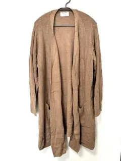 OLD NAVY ブラウン ベージュ ニットカーディガン 3X ロング
