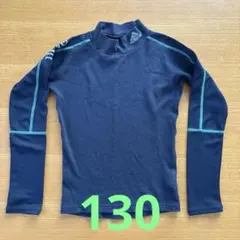 adidas ネイビー ハイネック アンダーシャツ 130