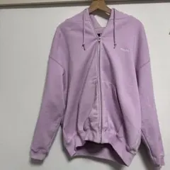 huf フルジップパーカー M ラベンダー