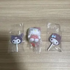 ハローキティカラビナマスコットチャーム マイメロクロミちゃんキャンディチャーム