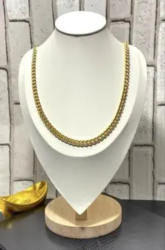 K-5 新品 喜平チェーンネックレス ゴールド 7mm 60cm 18kgp