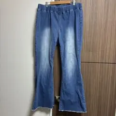 フレアデニム　大きいサイズ