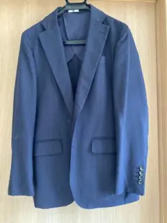 【美品】スーツセレクト　ネイビー スーツ　上下セット　メンズ