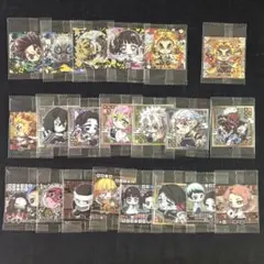 【未開封】鬼滅の刃 デフォルメシール ウエハース 鬼滅 シール 21枚セット