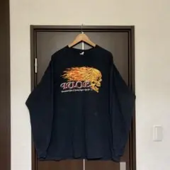 90s vintage ファイヤー スカル ロンT USA製 3XL