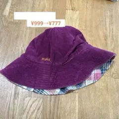 エックスガール　リバーシブル　ハット