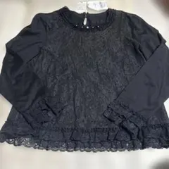 インゲボルグ 長袖 レース トップス ブラック　新品タグ付き　ピンクハウスのサムネイル