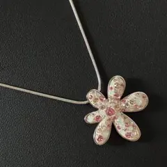 SWAROVSKI スワロフスキー ネックレス カラーストーン クリスタル 花