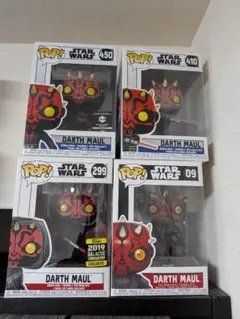 Funko POP! STAR WARS ダース・モール 4体セットのサムネイル