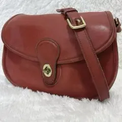 【希少】COACHコーチ PRAIRIE BAG ショルダーバッグ レザー 赤
