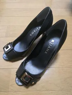 「割引中」　DIANA ブラック パンプスヒール