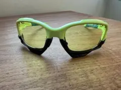 W*r様 Oakley スポーツサングラス ライムグリーン/ブラック　jawbo