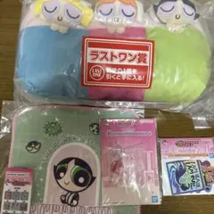 パワーパフガールズ ラストワン賞 おやすみガールズ♪ティッシュケース