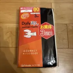 Fukusuke Daily Support Tights 80デニール 3足組