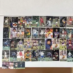 カルビーお菓子のおまけサッカーカ—ド42枚