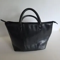 吉田カバン メンズ レザー トートバッグ ネイビー 髭 ポーター