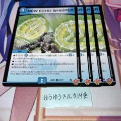 NO.12360 NEW ECHO WHISPER ミライカラノコエ　４枚