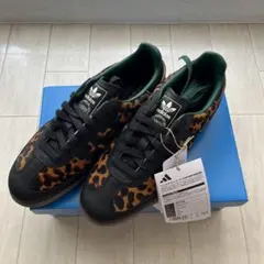 adidas SAMBA OG W 24cm レオパード 黒