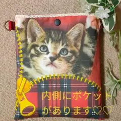 猫 肉球 サコッシュ ポシェット