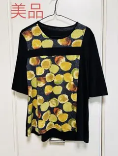 [Noble Rose]Tシャツ/チュニック　M〜Ｌ　七分袖　美品