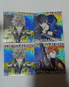 東京エイリアンズ ホログラムステッカー 4枚セット