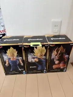 Grandista ベジータ 悟空フィギュア 3体セット