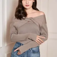 Herlipto Twisted Knit Pullover ハーリップトゥのサムネイル