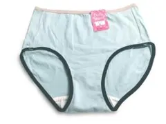 新品 送料無料 ショーツ レディース ブルー 無地 綿混 Lサイズ