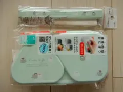 【未開封新品】オーエスケー お弁当箱と箸箱 2点セット 可愛い文鳥柄のサムネイル