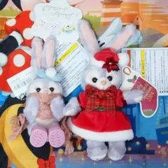 ディズニー クリスマス ステラルー ぬいぐるみバッジ