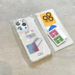 半額‼️❤️ iPhone14pro透明ケース・ガラスフィルム・カメラフィルムセット