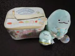 新品未使用　すみっコぐらし　とかげ　ぬいぐるみ　バニティケース　３セット