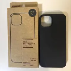 MUJI iPhone 14用 再生TPUスマートフォンケース ダークグレーのサムネイル