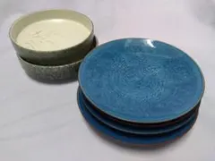 【USED品】＜有田焼 哲三郎窯　6寸皿4点＞＜和食器　中鉢2点＞のサムネイル