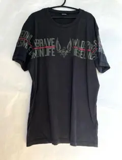 ディーゼル　鷲　黒Tシャツ