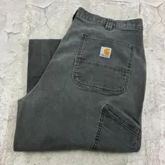 シ*プ様 カーハート　リラックスフィット　ワークパンツ　雰囲気抜群　古着　グレー
