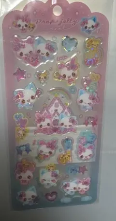 平成メモリー ドロップジェリーシール まじかるみゅーちゃん 平成レトロ ハッピー